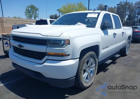 2018 Chevrolet Silverado 1500 Custom from USA, damaged, VIN 3GCPCPEC9JG346028